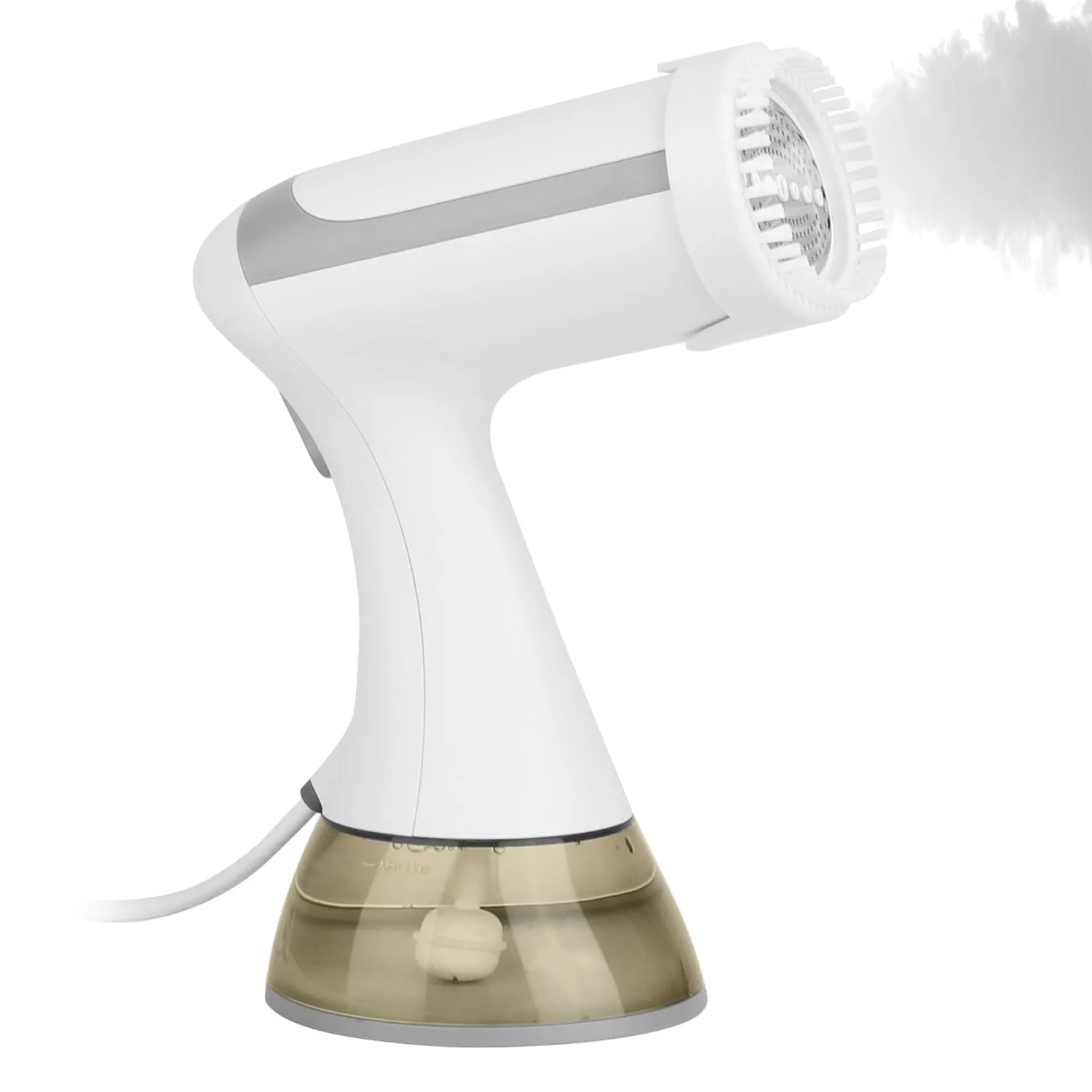 1500W Garment Steamer Portable Handheld Fabric Steamer with Lint Brush Removable 350ml Water Tank