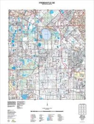 2033-I-SE Fremantle Topographic Map by Landgate (2011)
