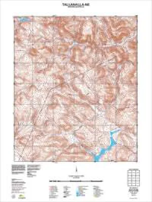 2131-IV-NE Tallanalla Topographic Map by Landgate (2011)