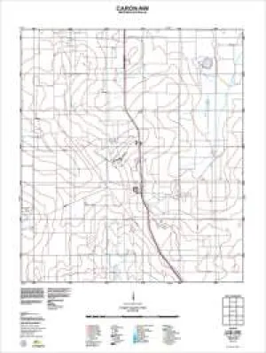 2138-I-NW Caron Topographic Map by Landgate (2011)