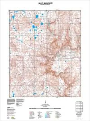 2229-III-NW Lake Muir Topographic Map by Landgate (2011)