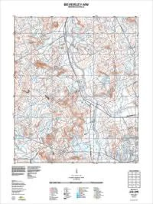 2233-I-NW Beverley Topographic Map by Landgate (2011)