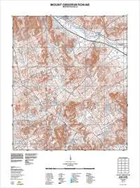 2234-III-NE Mount Observation Topographic Map by Landgate (2011)
