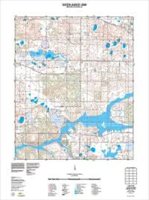 2329-II-SW Geekabee Topographic Map by Landgate (2011)