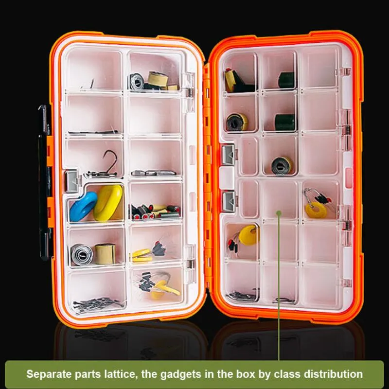 24/28 Grid Fishing Gear Accessories Waterproof sub-Box Fishing Hook Supplies Tool Storage Box Fishing Tackle box