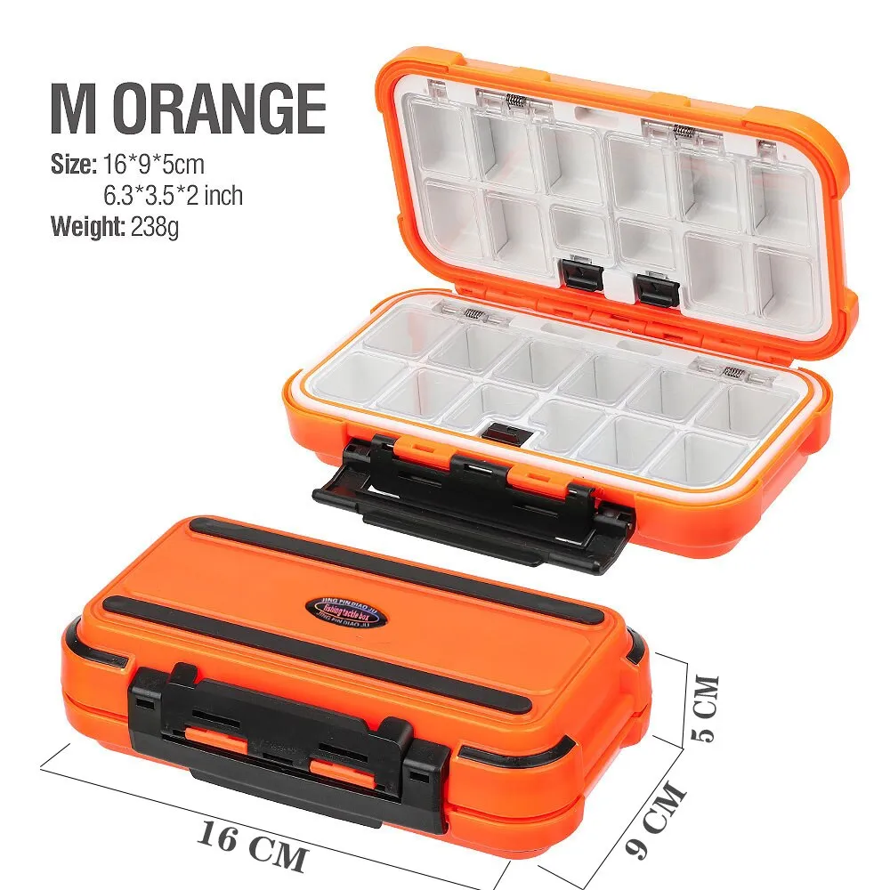 24/28 Grid Fishing Gear Accessories Waterproof sub-Box Fishing Hook Supplies Tool Storage Box Fishing Tackle box
