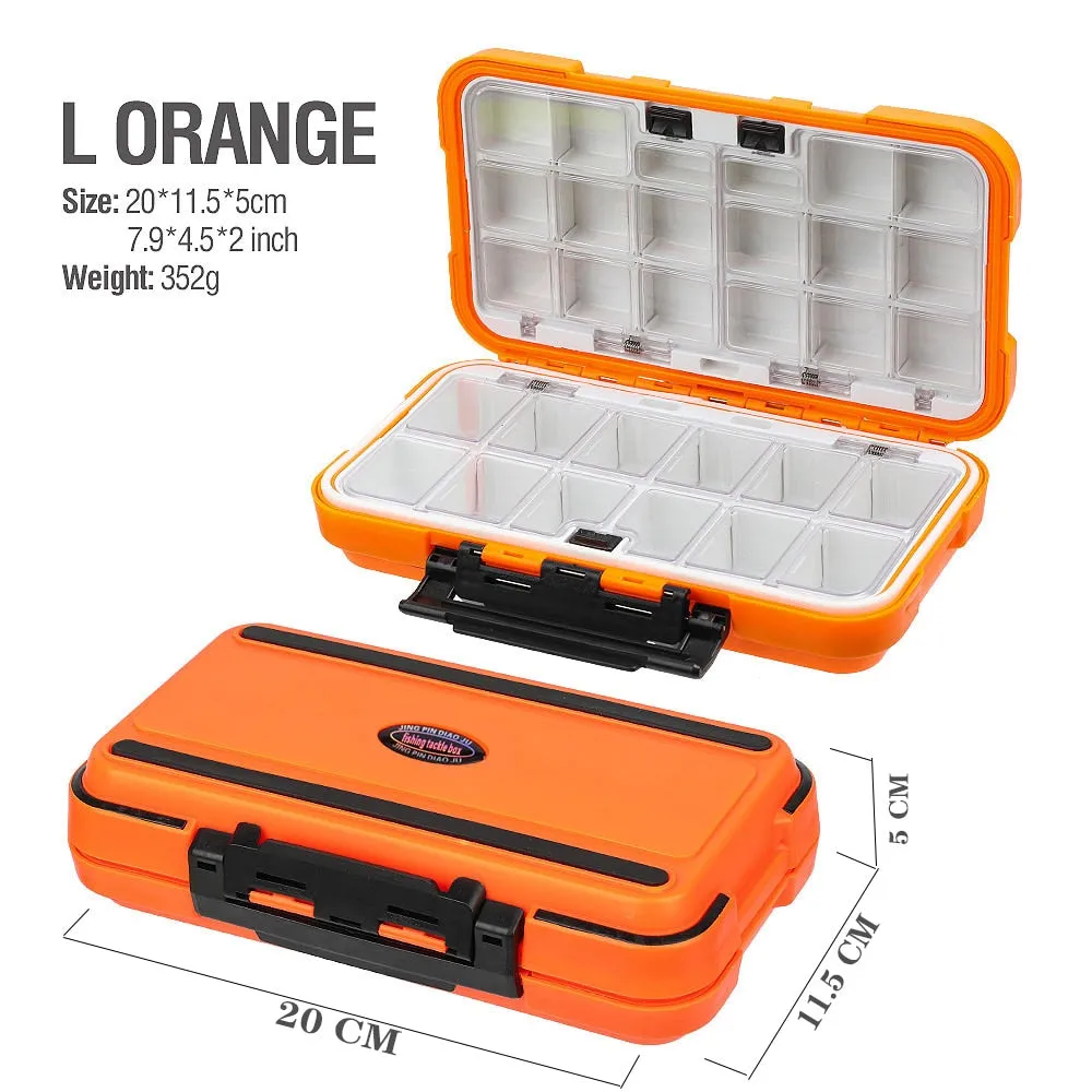 24/28 Grid Fishing Gear Accessories Waterproof sub-Box Fishing Hook Supplies Tool Storage Box Fishing Tackle box
