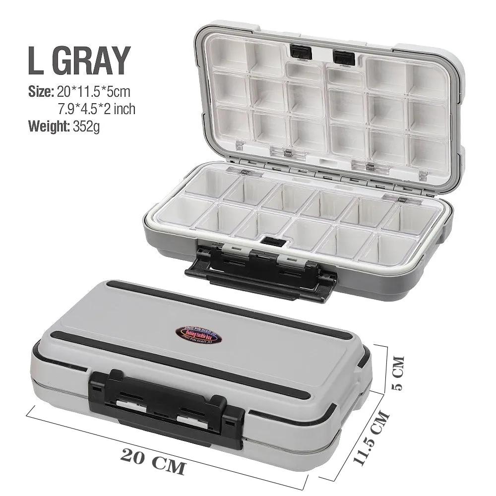 24/28 Grid Fishing Gear Accessories Waterproof sub-Box Fishing Hook Supplies Tool Storage Box Fishing Tackle box