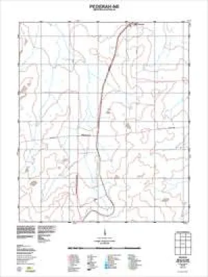 2632-IV-NE Pederah Topographic Map by Landgate (2011)