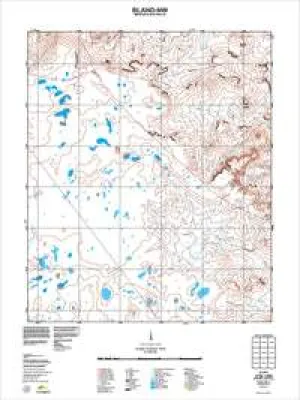 2729-I-NW Bland Topographic Map by Landgate (2011)