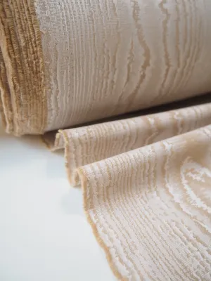 Almond Cotton Moiré
