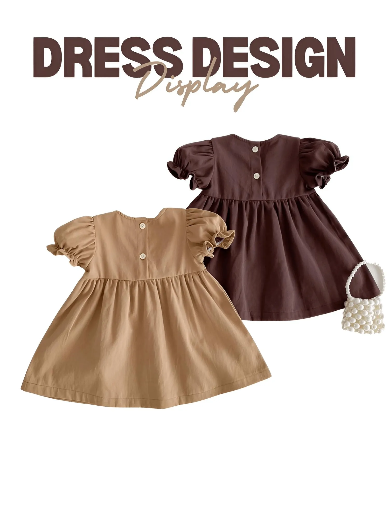 Autumn Baby Girls Dress Casual Bow Clothes Spring Cotton Girls Princess Dress Big Turn Down Collar Dress Girls Clothes