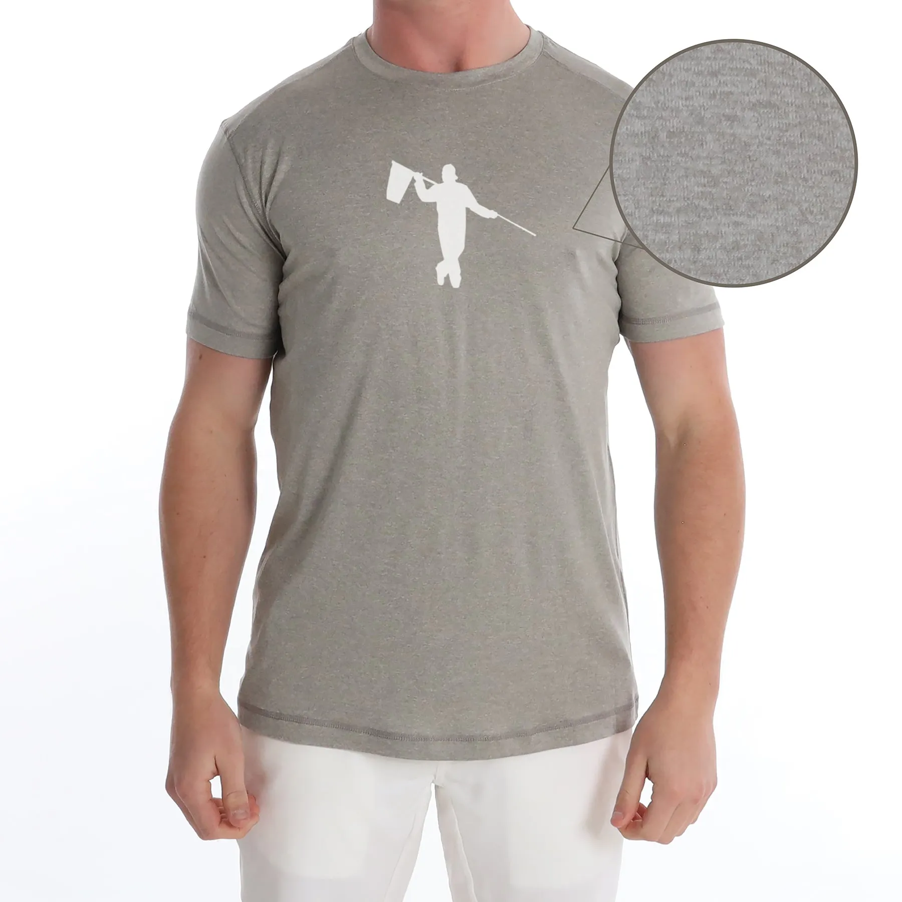 Butter T Looper Silhouette - Grey Heather