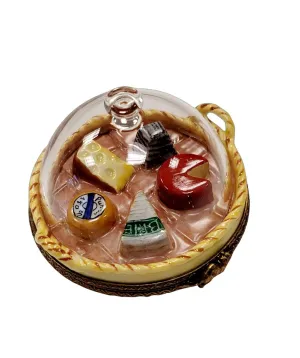 Cheese on Platter under Dome