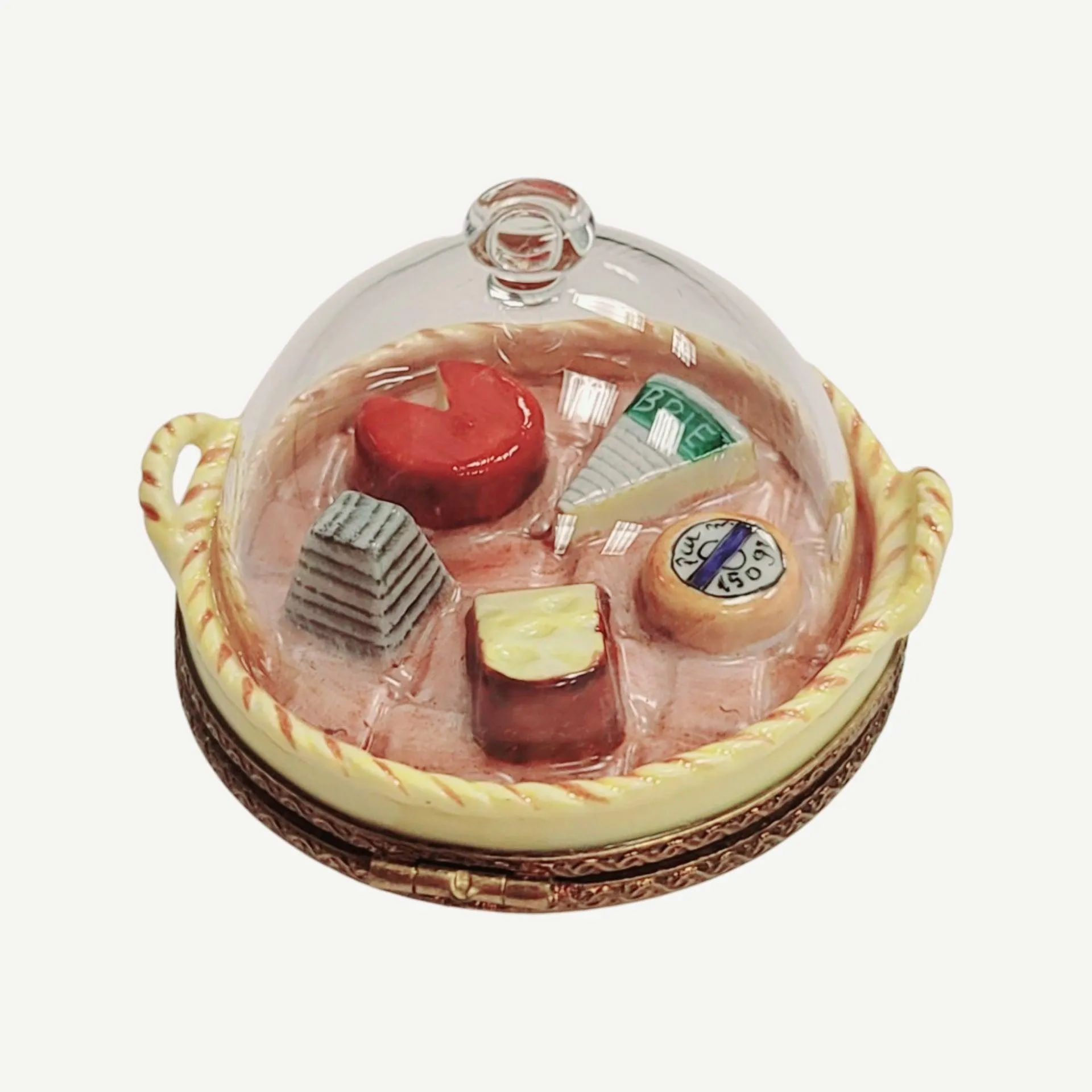 Cheese on Platter under Dome