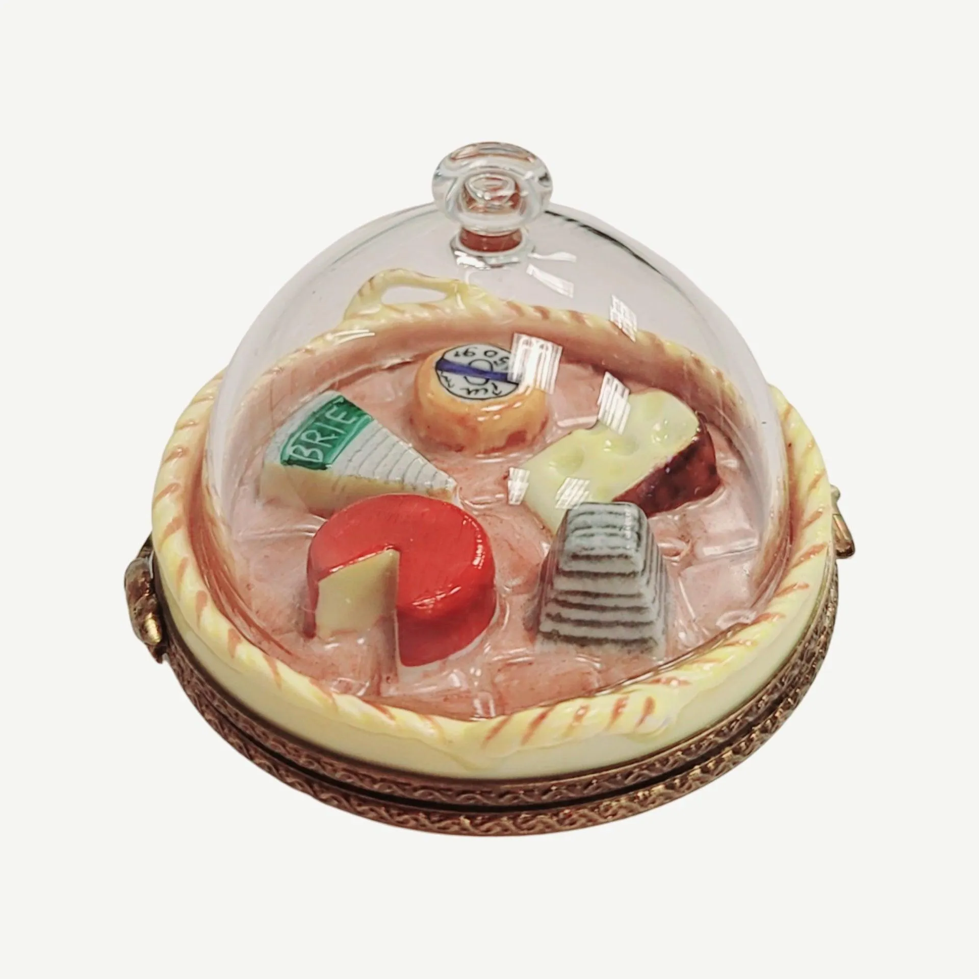 Cheese on Platter under Dome
