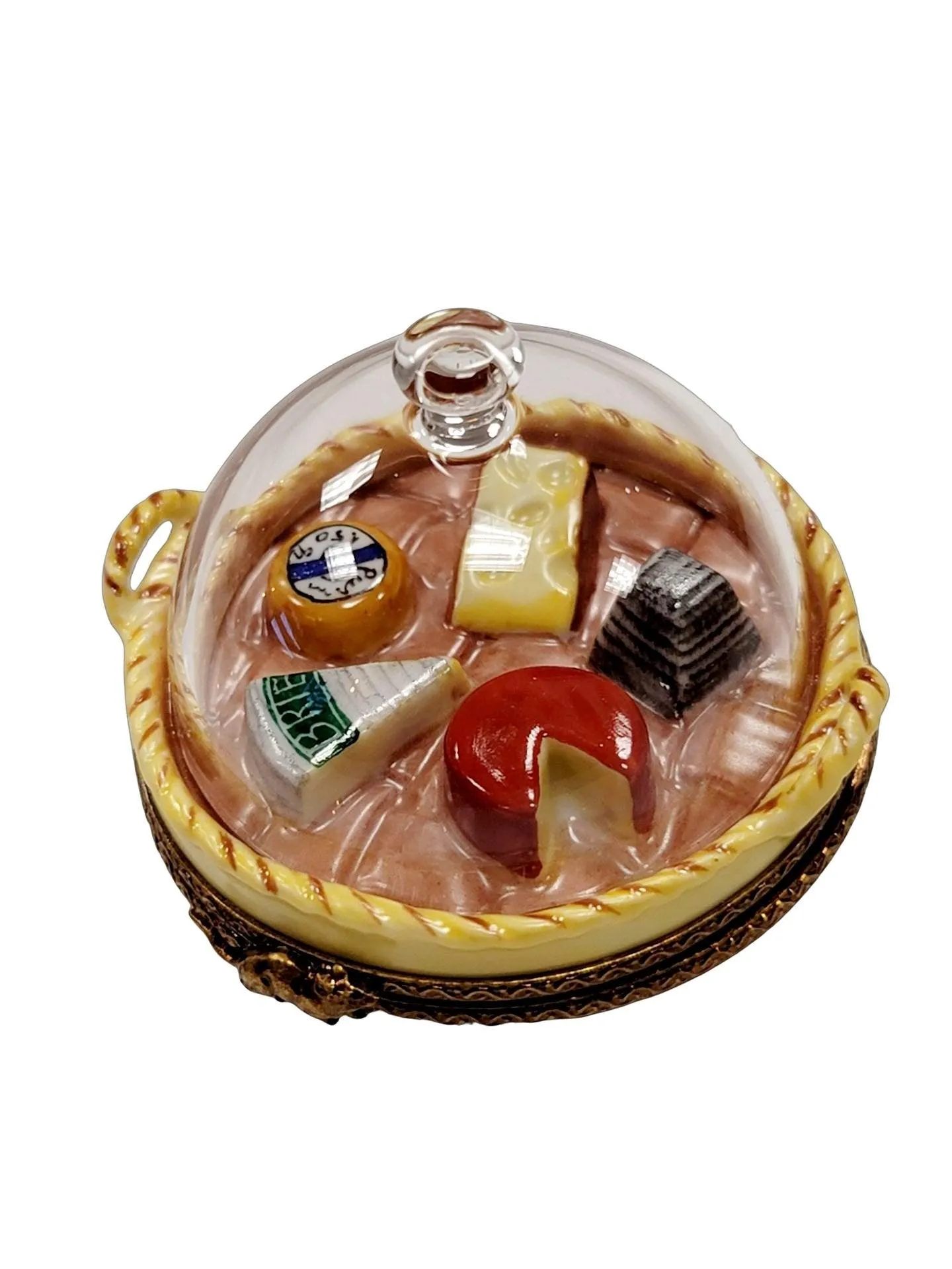 Cheese on Platter under Dome