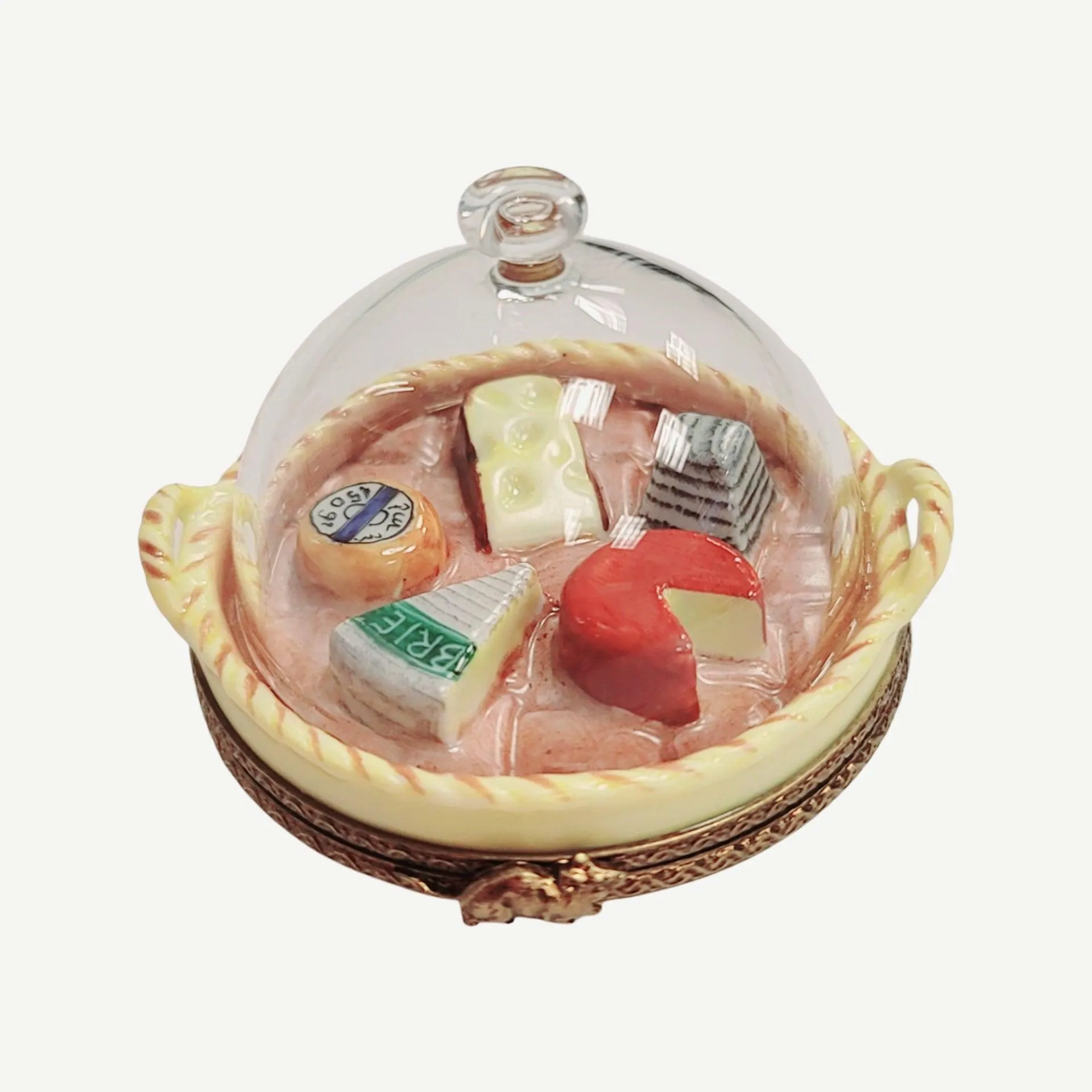 Cheese on Platter under Dome