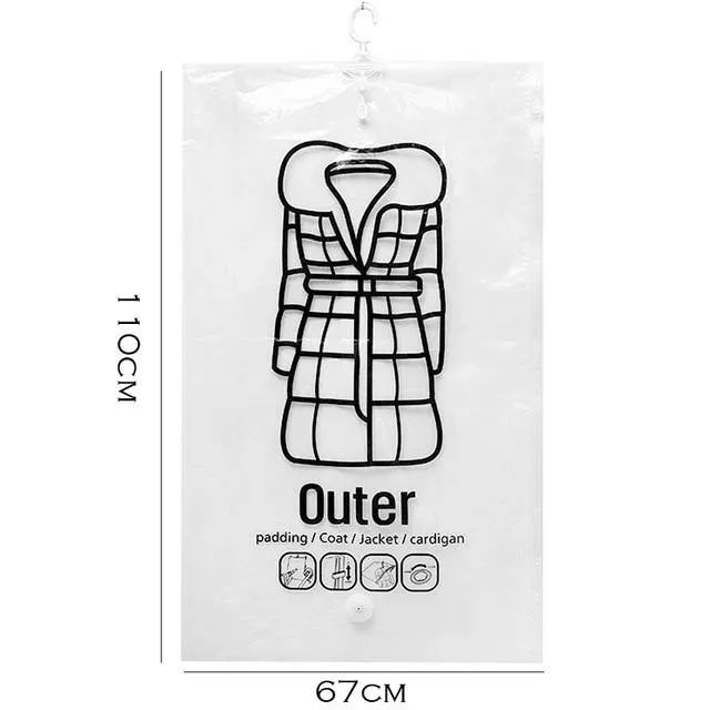 Closet Organizer Hanging Vacuum Bag