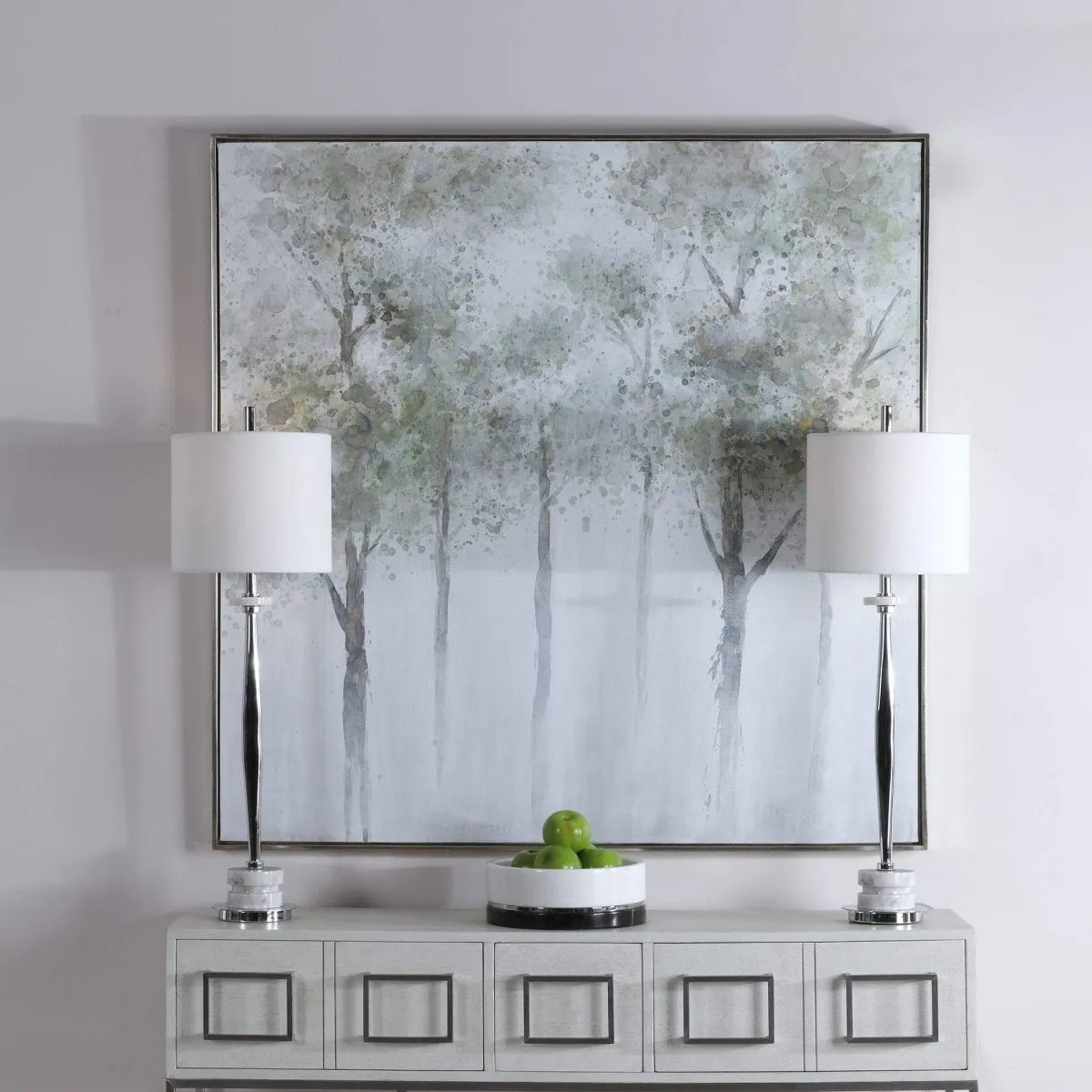 Cold Forest Hand Painted Canvas