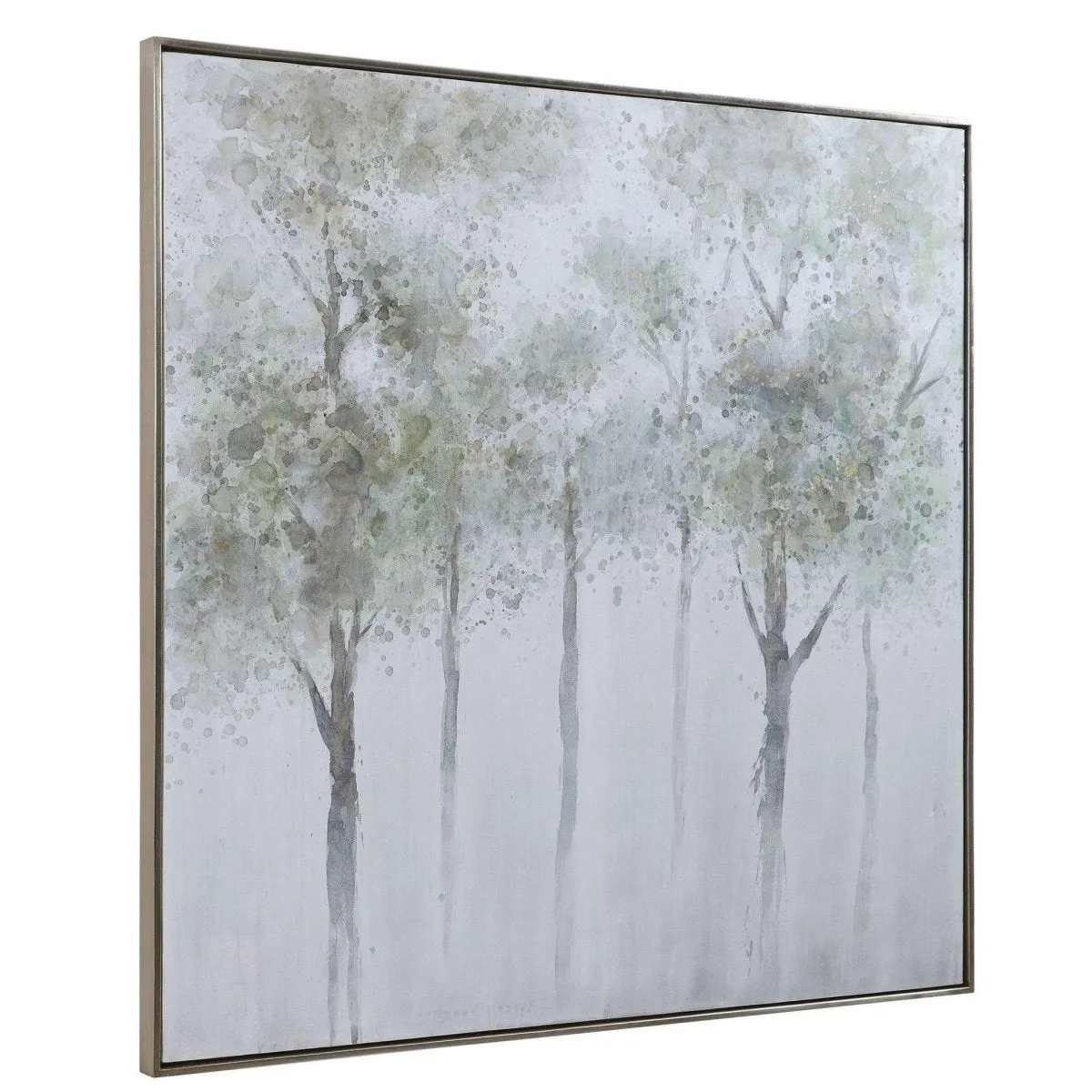 Cold Forest Hand Painted Canvas