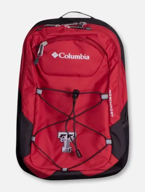 Columbia Texas Tech "Northport" Black and White Double T Backpack