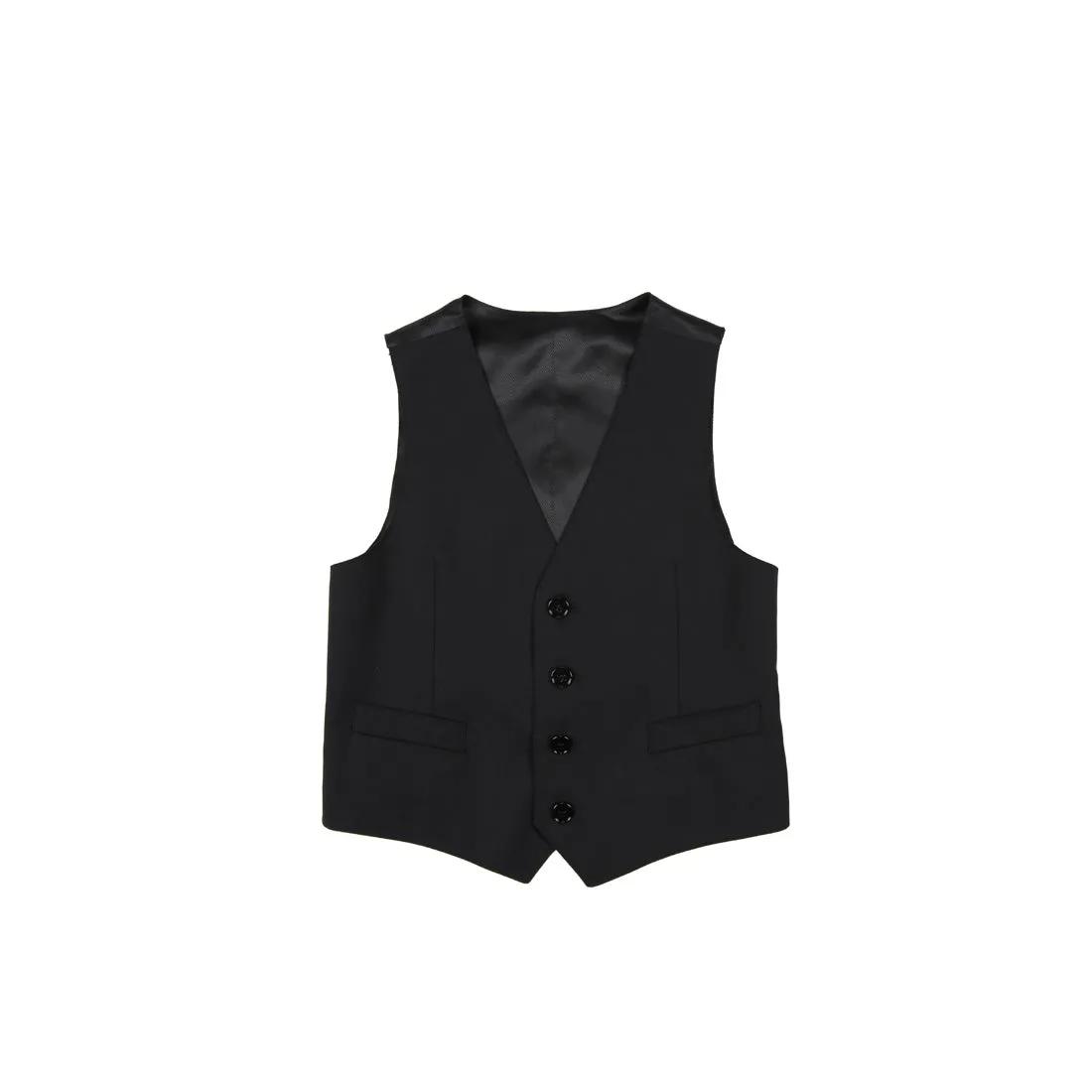 Dolce & Gabbana Four Button Black Waistcoat