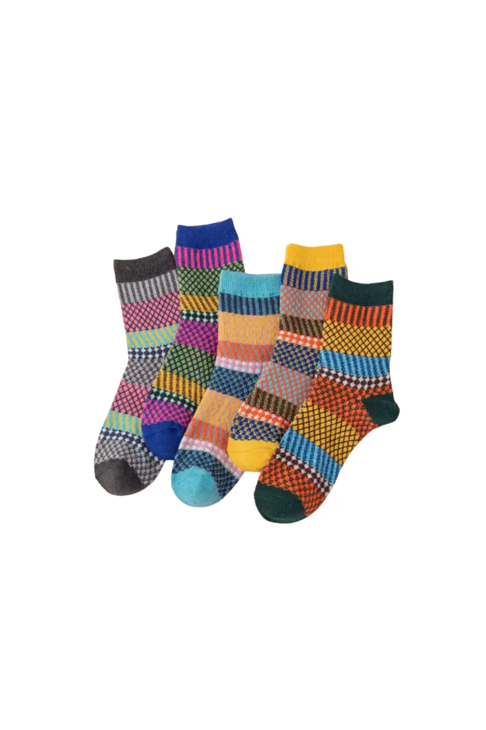 'Fatima' Cotton Thick Knit Socks (9 Styles)