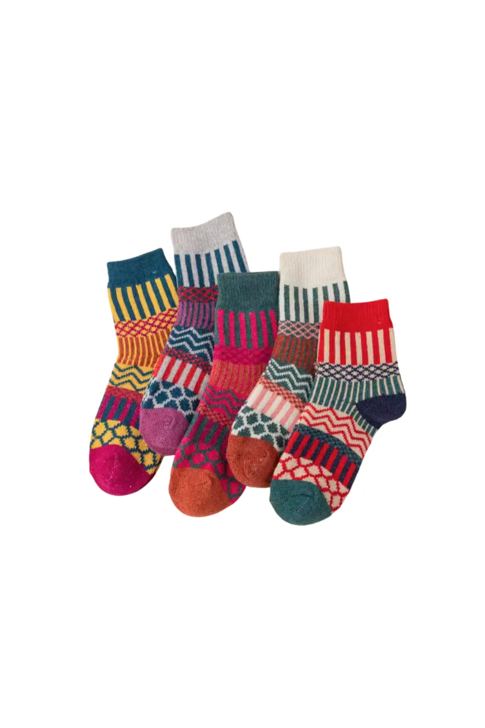 'Fatima' Cotton Thick Knit Socks (9 Styles)