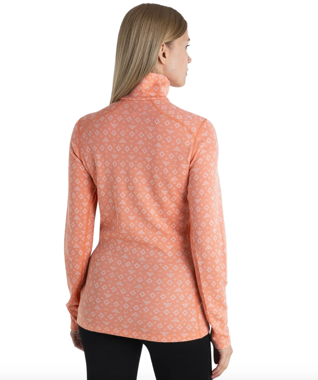 Icebreaker Wmns 260 Vertex LS Half Zip First Snow
