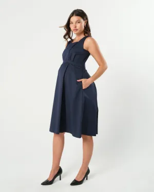 INTO THE BLUE Maternity & Nursing Dress (Regular & Petite)