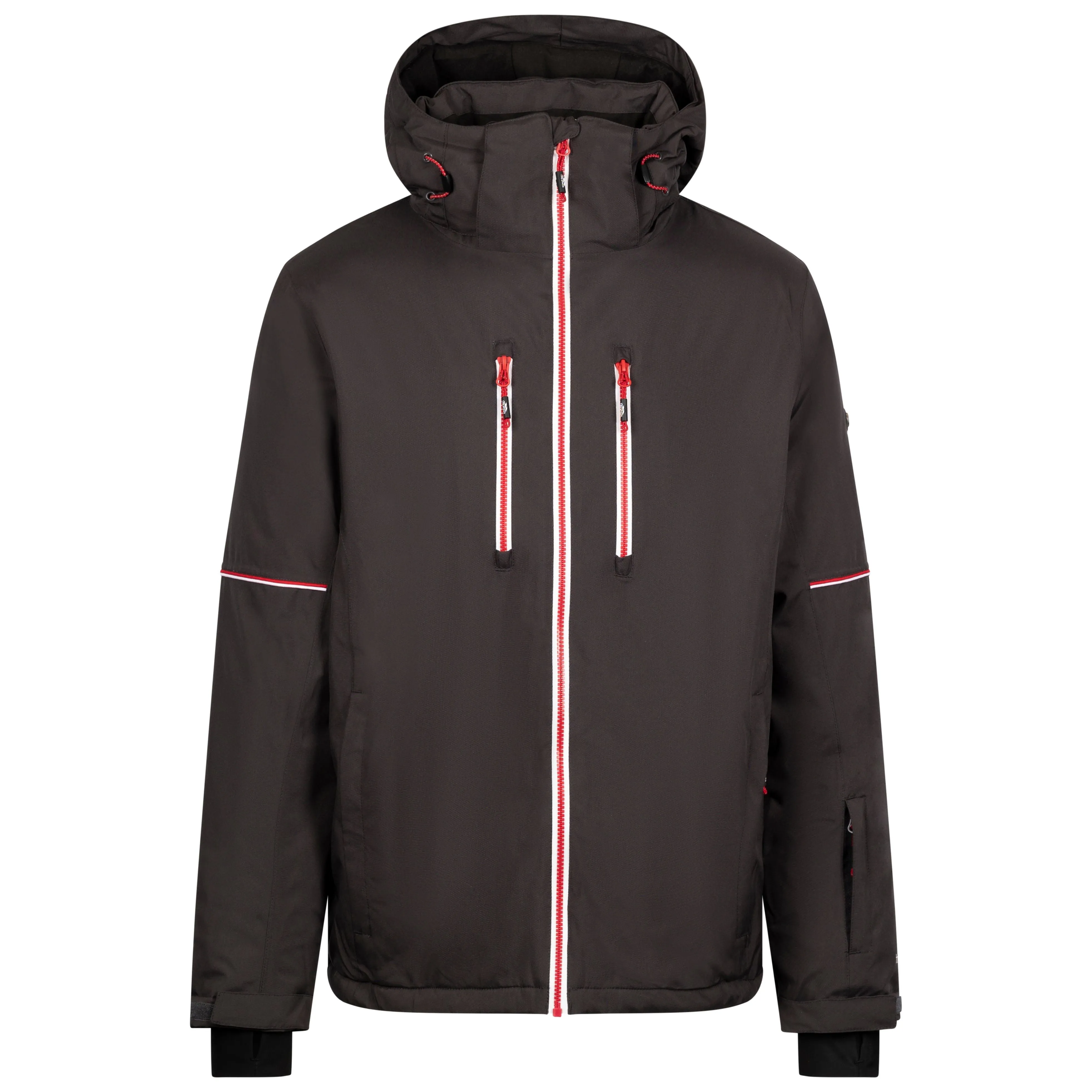 Waterproof Dark Grey Padded Ski Jacket for Men by Joseph