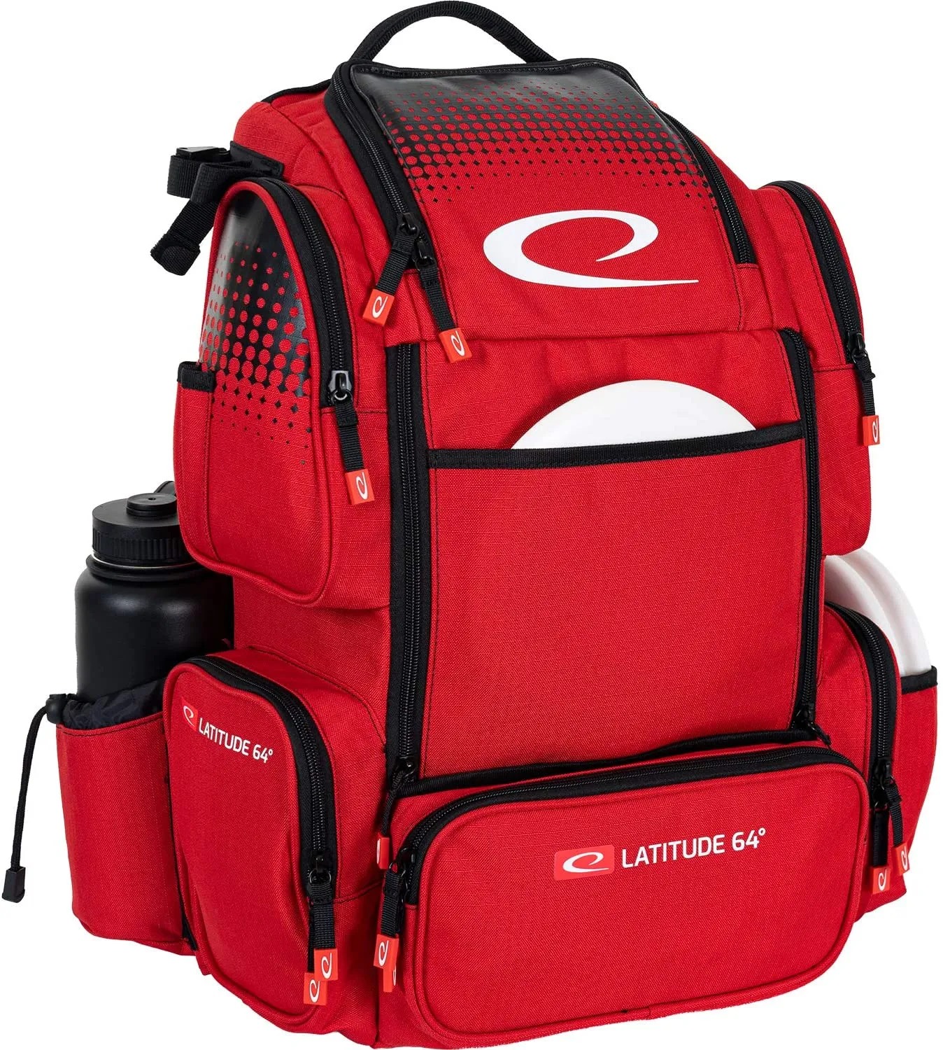 Latitude 64 Luxury E4 backpack Disc Golf Bag - Red