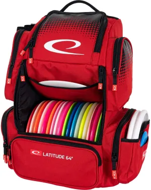 Latitude 64 Luxury E4 backpack Disc Golf Bag - Red