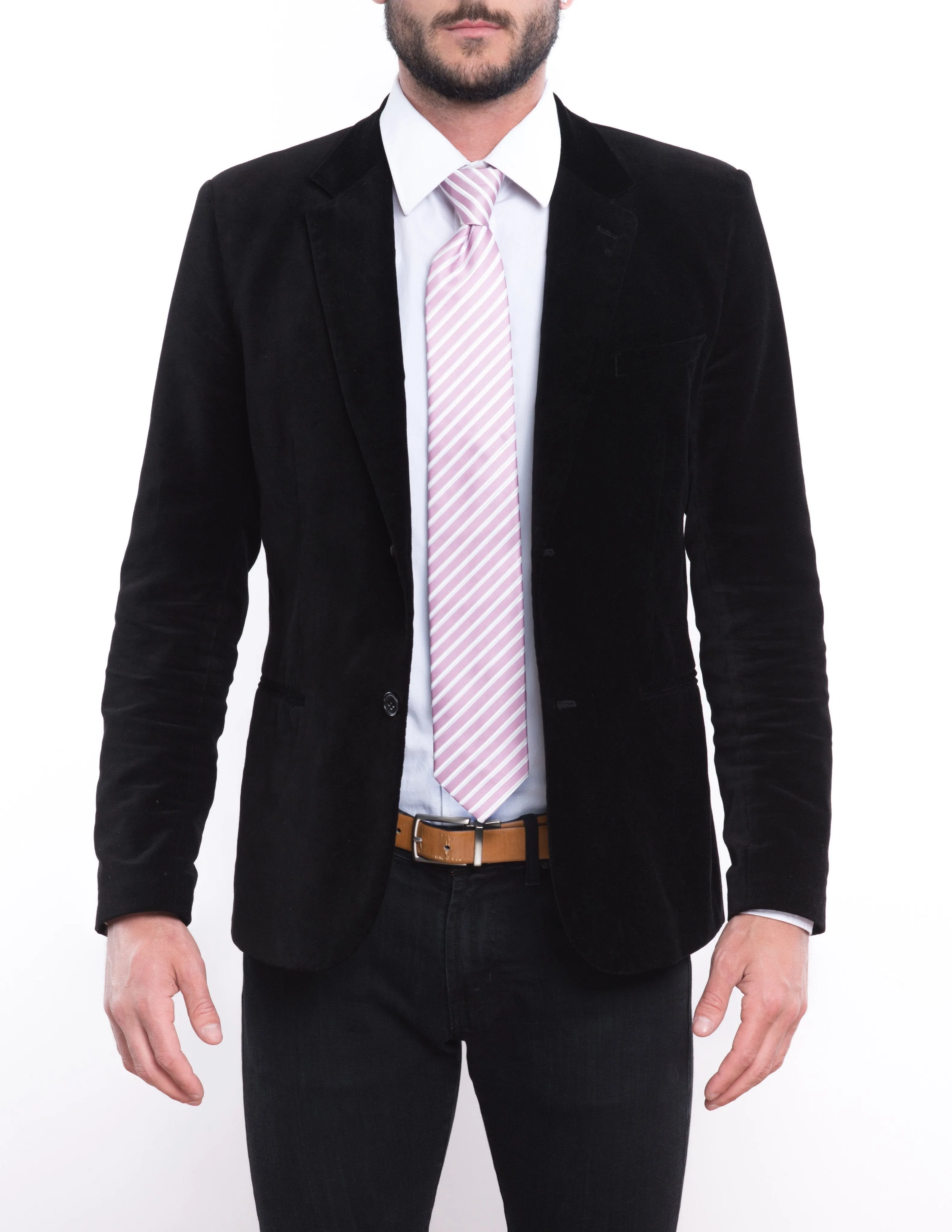 Lilac Striped Tie