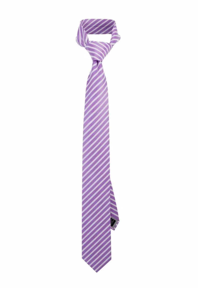 Lilac Striped Tie