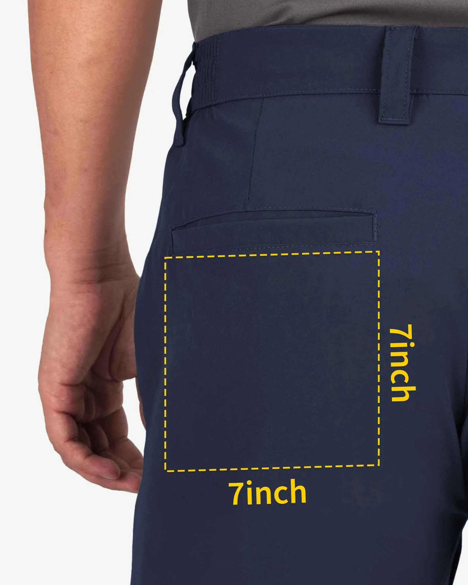 Men's 9" UPF 50  Golf Shorts with 5 Pockets