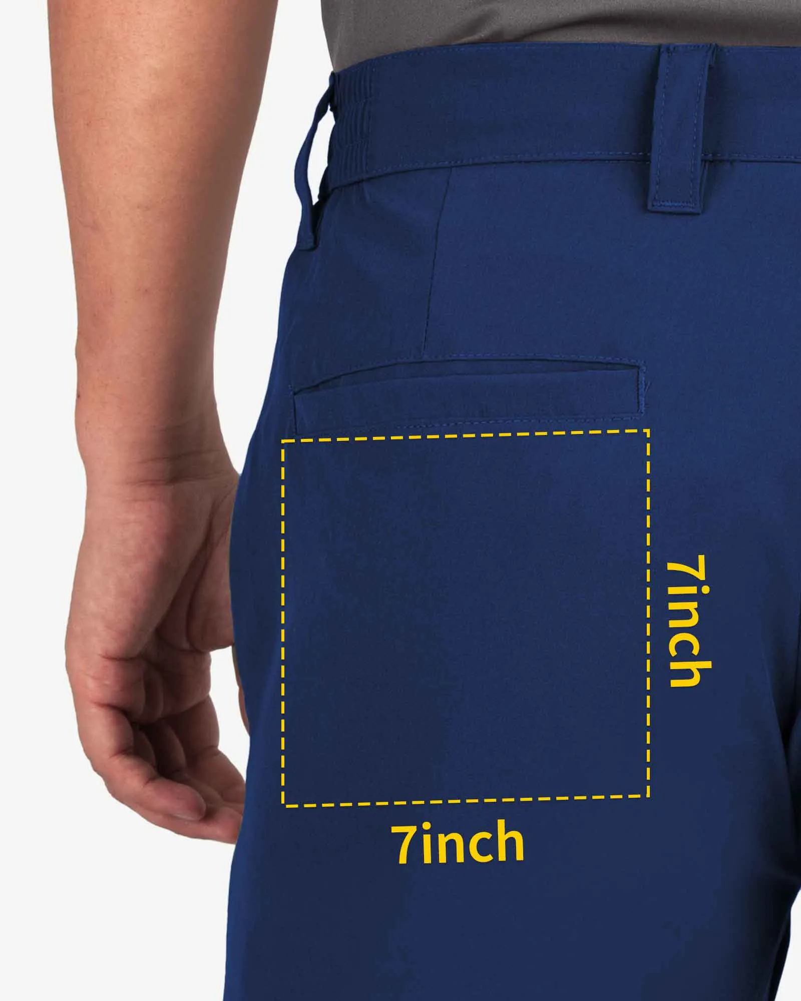 Men's 9" UPF 50  Golf Shorts with 5 Pockets