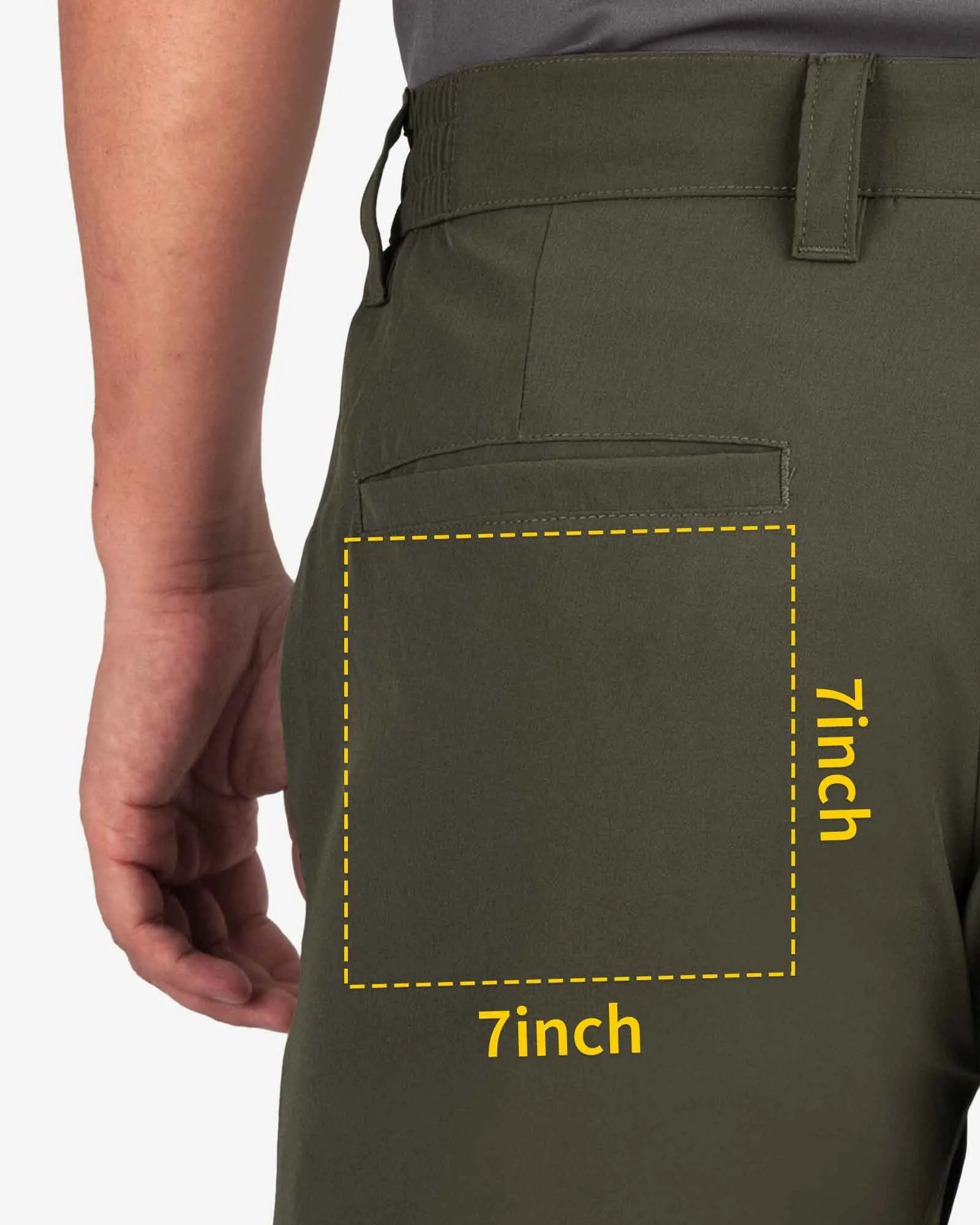 Men's 9" UPF 50  Golf Shorts with 5 Pockets