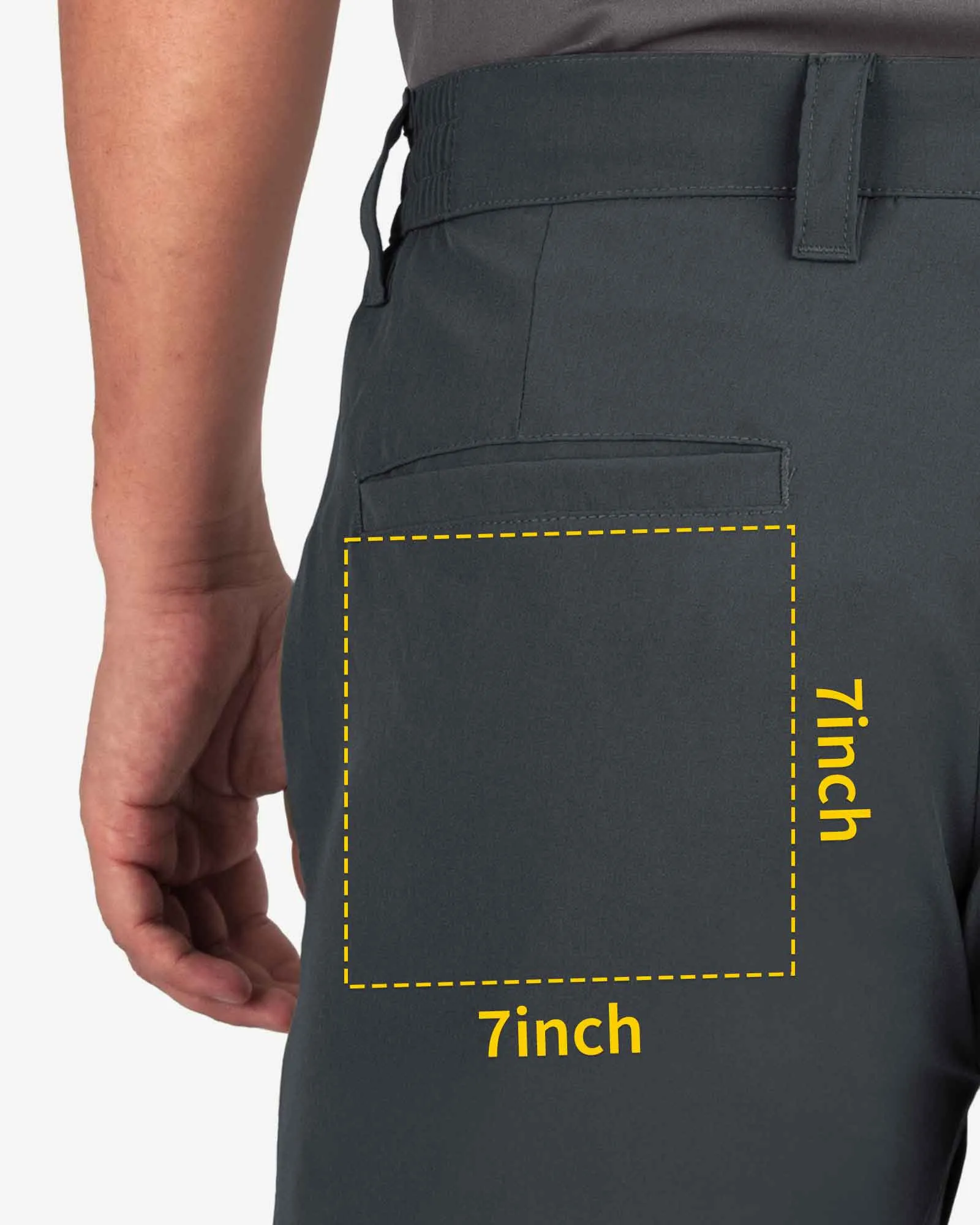 Men's 9" UPF 50  Golf Shorts with 5 Pockets