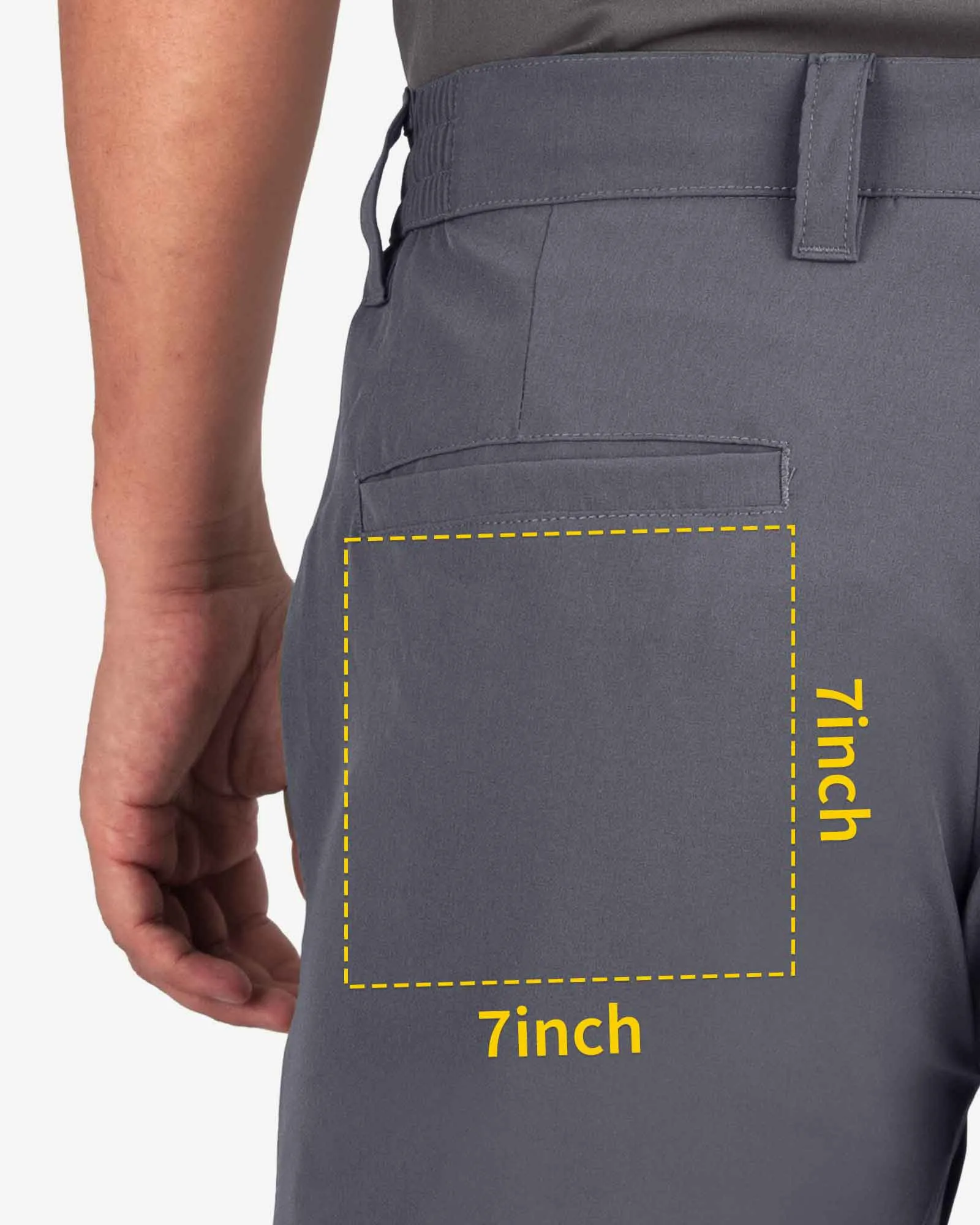 Men's 9" UPF 50  Golf Shorts with 5 Pockets