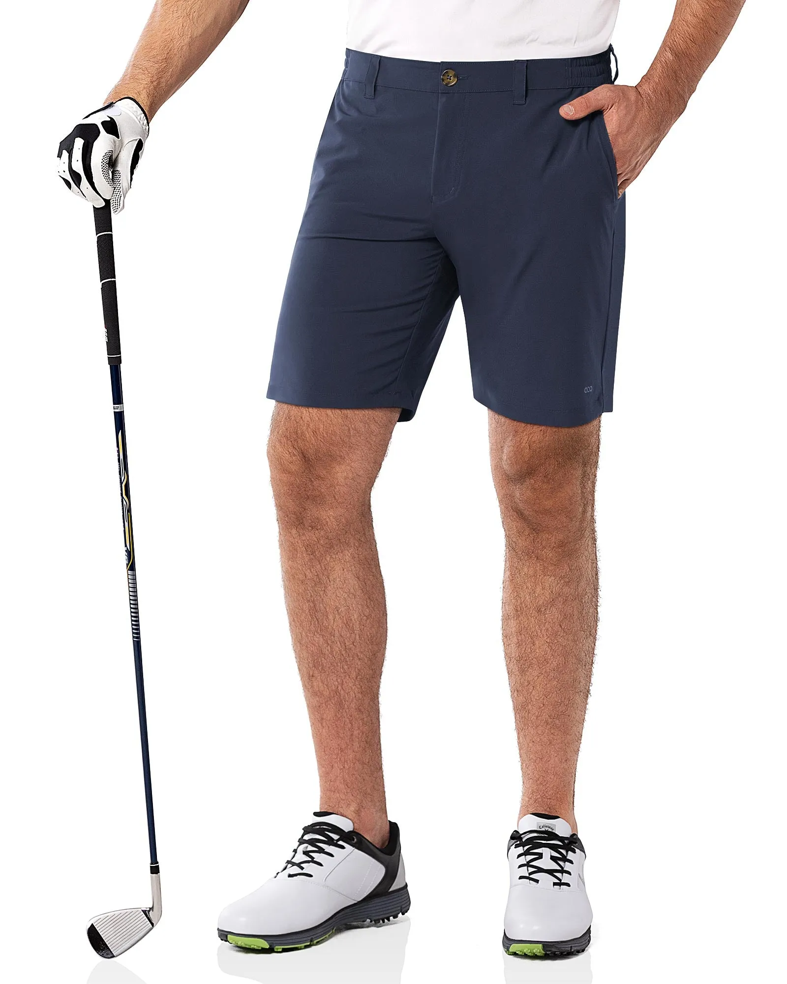 Men's 9" UPF 50  Golf Shorts with 5 Pockets