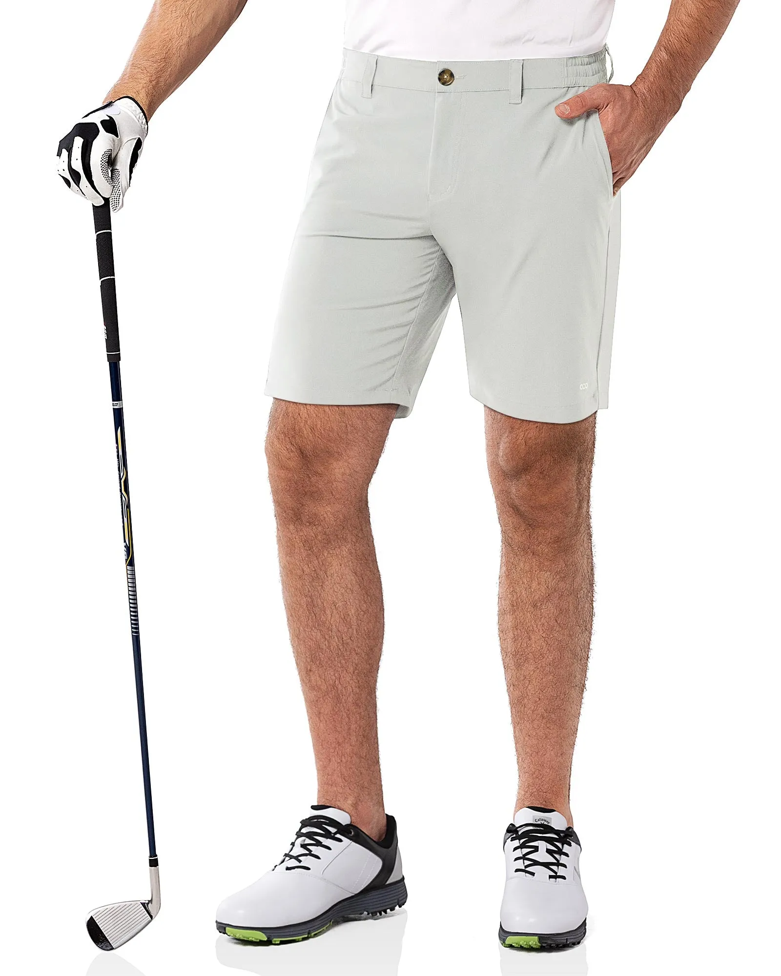 Men's 9" UPF 50  Golf Shorts with 5 Pockets
