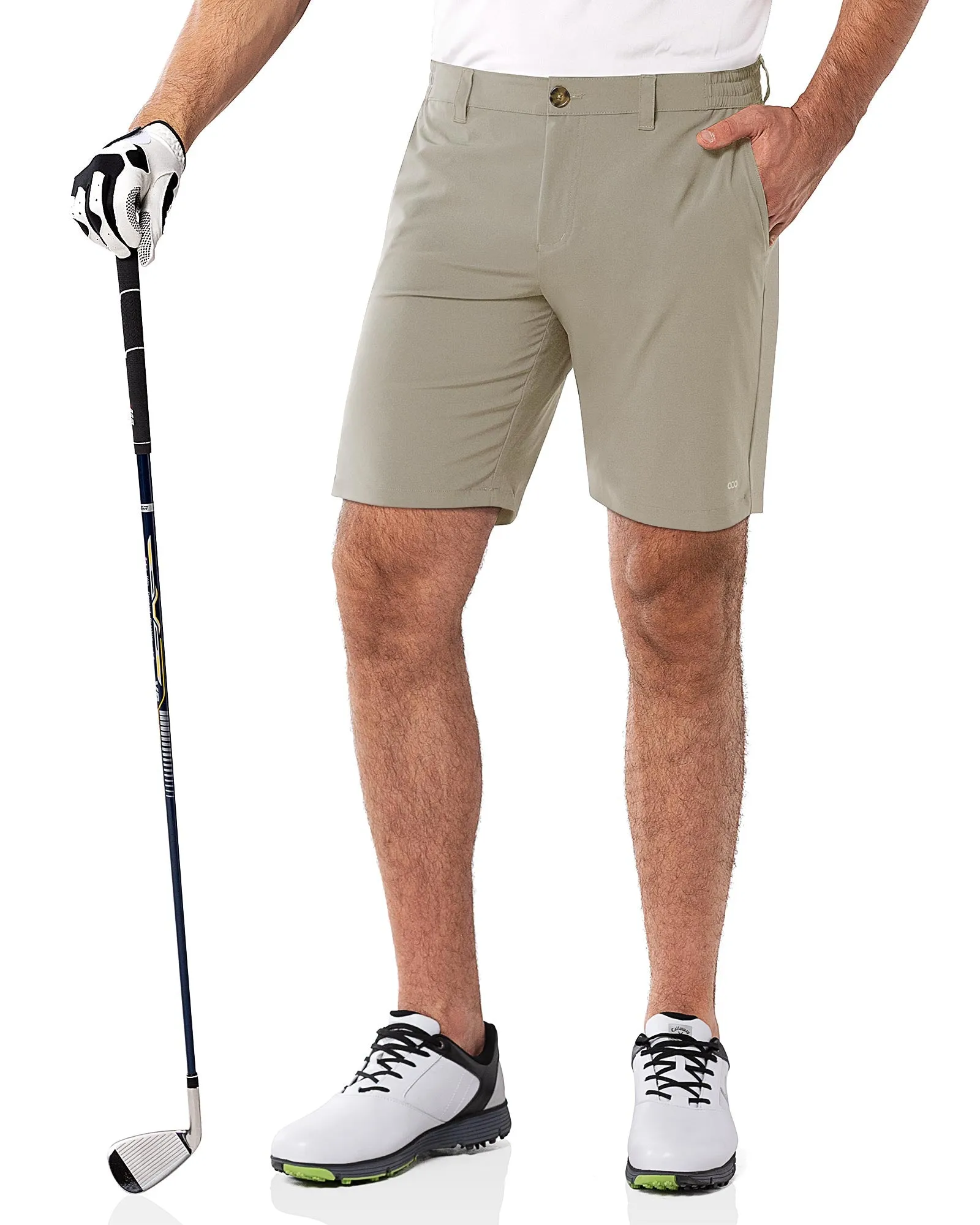 Men's 9" UPF 50  Golf Shorts with 5 Pockets