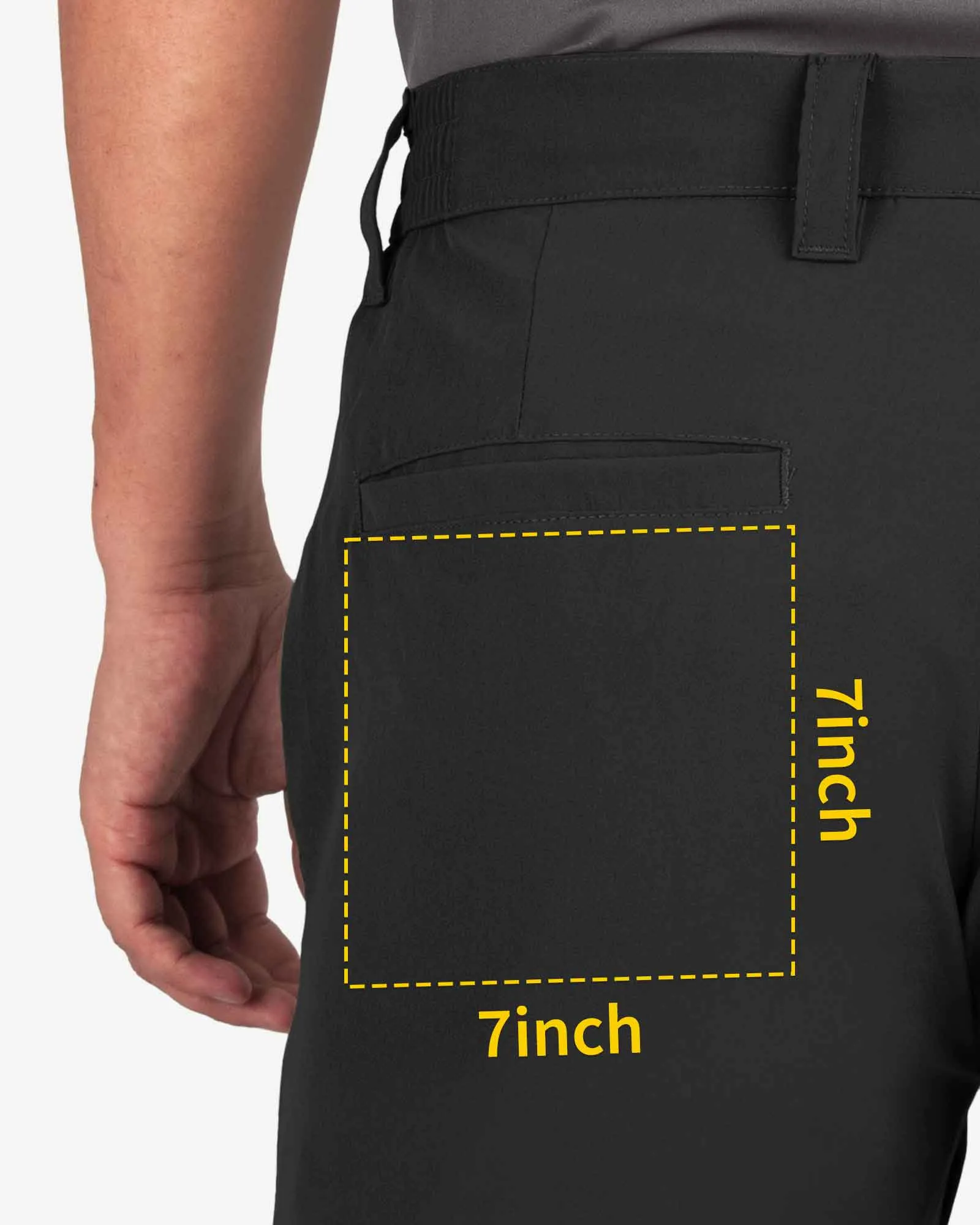 Men's 9" UPF 50  Golf Shorts with 5 Pockets
