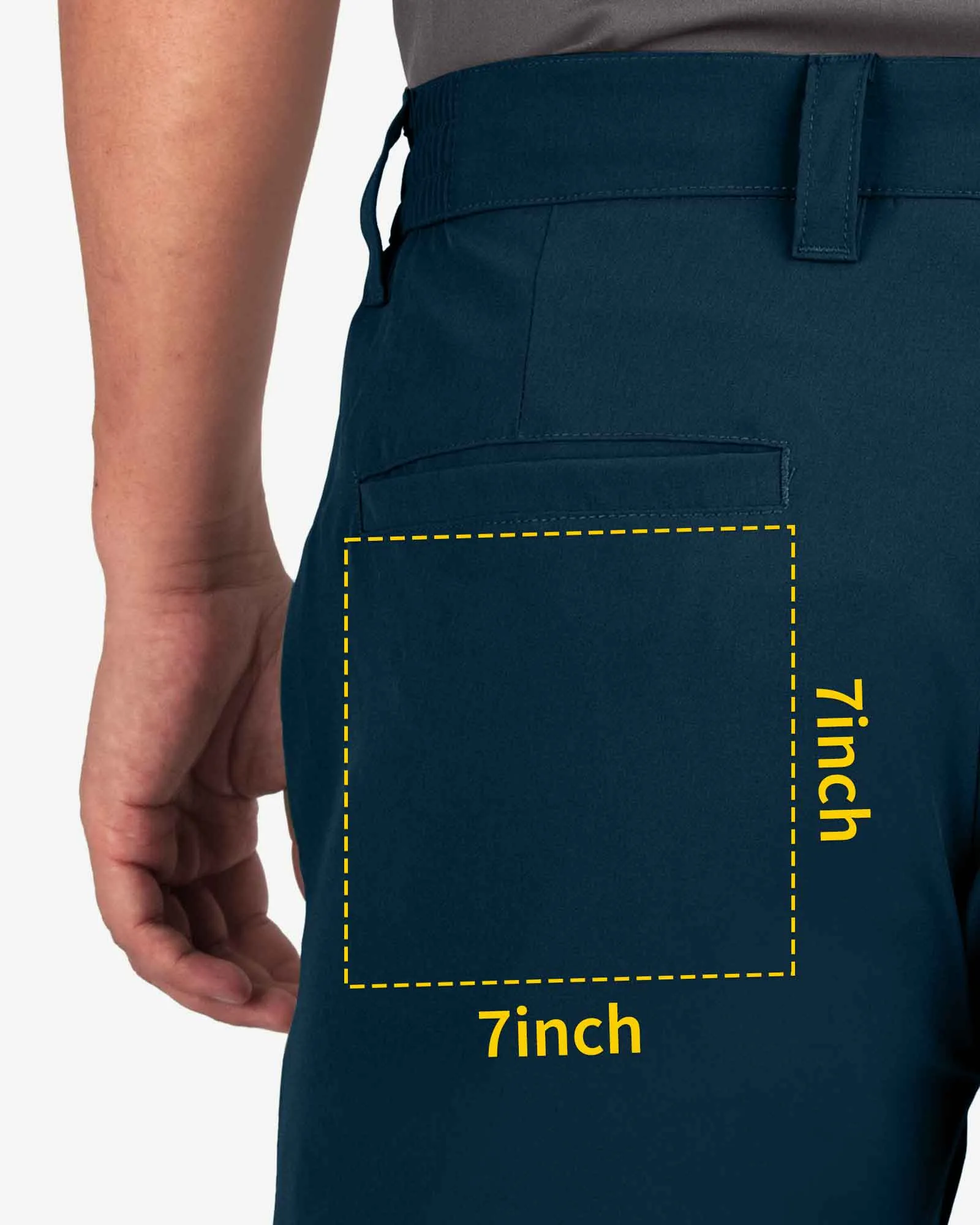 Men's 9" UPF 50  Golf Shorts with 5 Pockets
