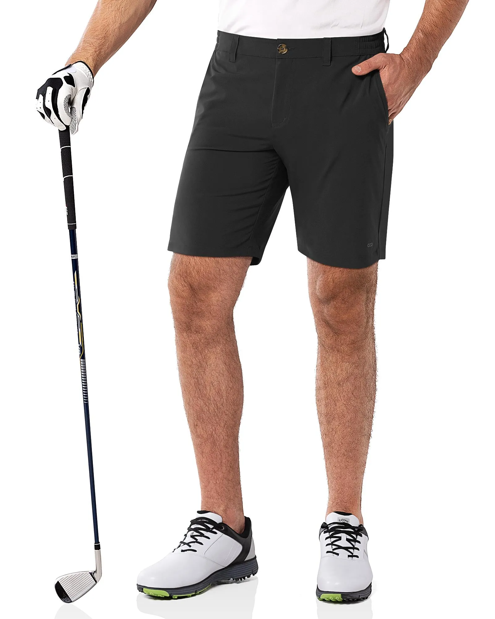 Men's 9" UPF 50  Golf Shorts with 5 Pockets