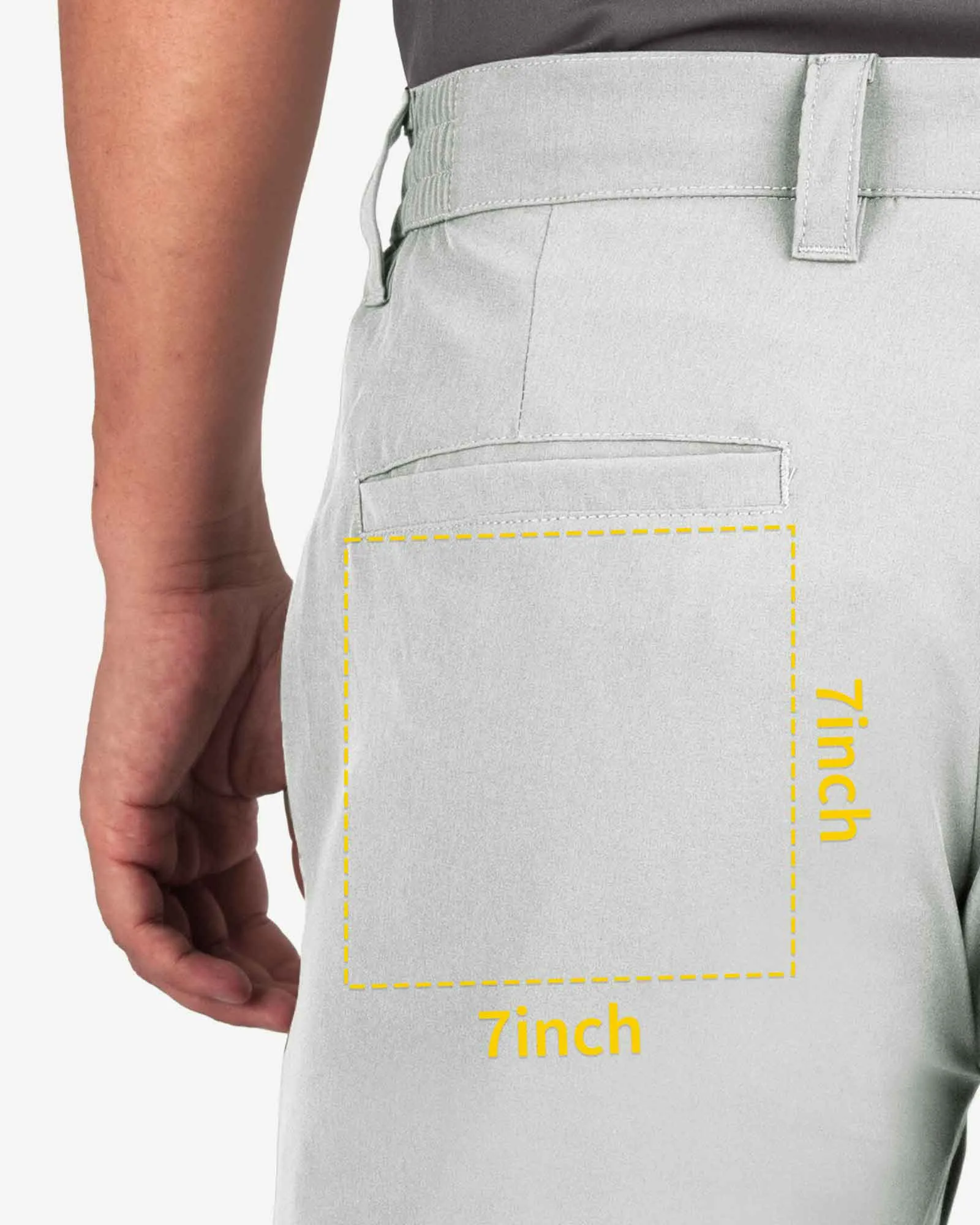 Men's 9" UPF 50  Golf Shorts with 5 Pockets