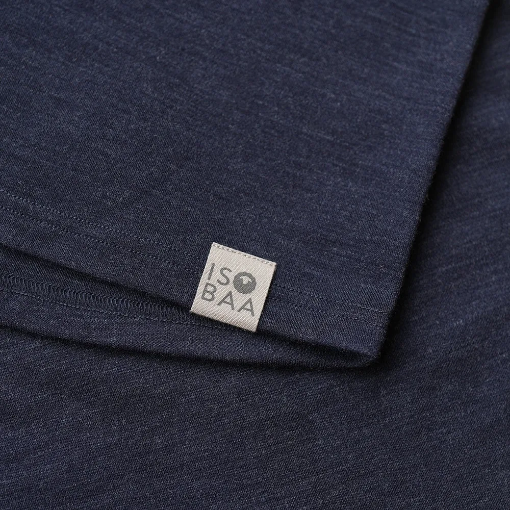 Mens IsoSoft 240 Zip Neck (Navy)