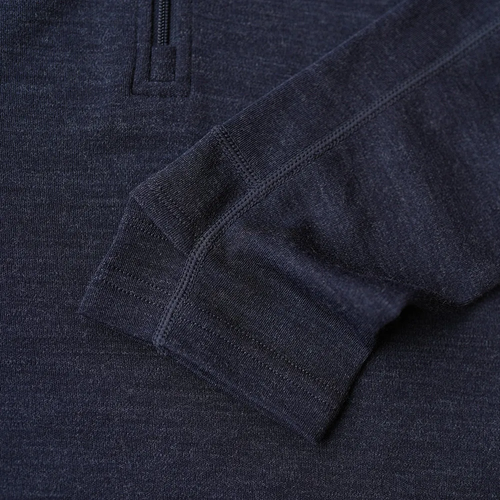 Mens IsoSoft 240 Zip Neck (Navy)